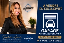 * Exclusivité Sophie Amri * Garage au Havre & place de parking à Sainte-Adresse
