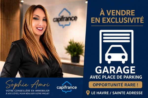 * Exclusivité Sophie Amri * Garage au Havre & place de parking à Sainte-Adresse