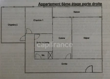 ***Le Havre*** Appartement T3 vendu loué avec ascenseur, balcon, vue dégagée 
