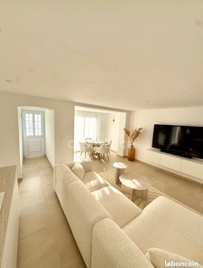 *Graville* maison rénovée de 97 m²  avec jardin et garage, exposée plein Sud