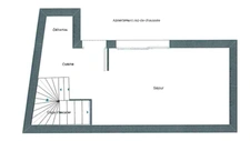 *Quartier Sainte Anne*Centre-ville* Maison de ville meublée de 47,07m² habitables / 55 m² au sol – Calme