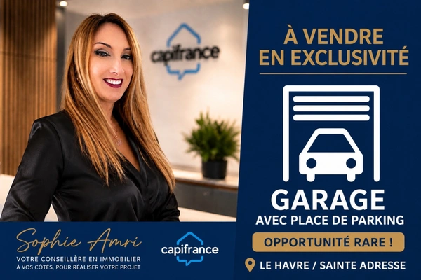 *Le Havre-Bleville*Garage/Box fermé 18 m². 