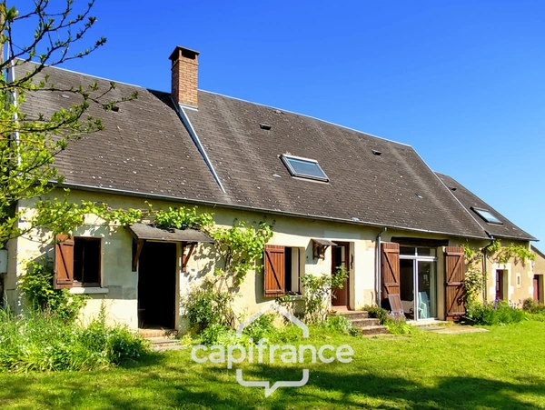 Maison à vendre 6 pièces BESSE SUR BRAYE (72)  -  terrain de 2645 m²  -