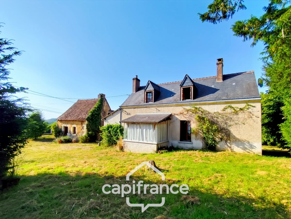 Maison à vendre 4 pièces LA CHAPELLE GAUGAIN (72)  -  Terrain 2925 m²  -