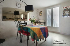 Dpt Charente Maritime (17), viager à vendre TONNAY CHARENTE maison P5   