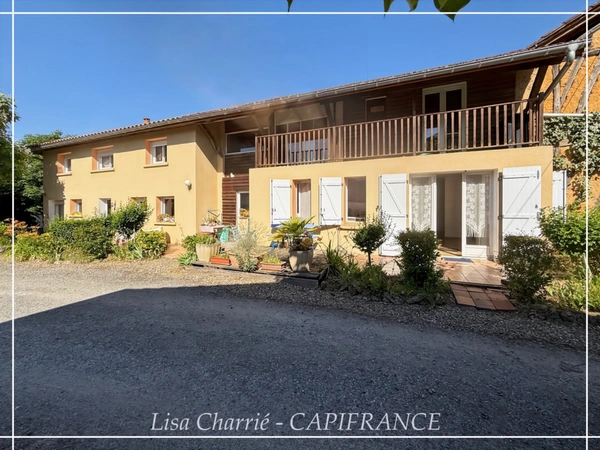 Propriété aux multiples possibilités : 2 maisons, studio et dépendances sur 3 007 m², proche de NOGARO (32)