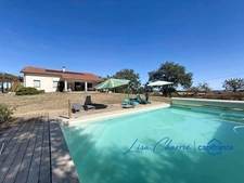Maison à vendre 4 pièces de 140 m2 habitables avec sous-sol, piscine, jardin fruitier sur plus de 4 800 m2 de terrain proche de VIC FEZENSAC (32)