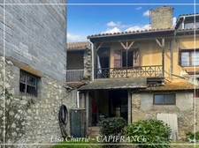Maison de village mitoyenne à vendre à rénover 5 pièces BASSOUES (32) de 109 m2 habitables sur 243 m2 de terrain 
