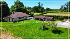 Half-timbered house for sale, 6 rooms, near Nogaro (32), 131 m2 of living space on 18,000 m2 of land