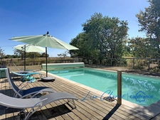 Maison à vendre 4 pièces de 140 m2 habitables avec sous-sol, piscine, jardin fruitier sur plus de 4 800 m2 de terrain proche de VIC FEZENSAC (32)