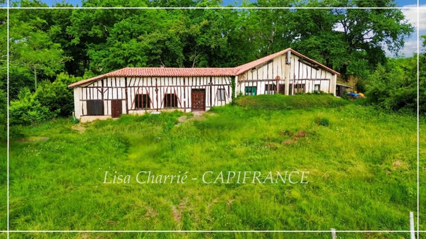 Maison à vendre 3 pièces à 8 minutes  de NOGARO (32) de 95 m2 habitables sur 6714 m2 de terrain 