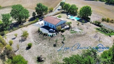Maison à vendre 4 pièces de 140 m2 habitables avec sous-sol, piscine, jardin fruitier sur plus de 4 800 m2 de terrain proche de VIC FEZENSAC (32)