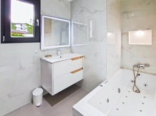 Haute-Savoie (74), for sale in Thonon-les-Bains - Contemporary architect-designed villa with swimming pool and pool house