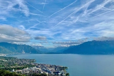 MEILLERIE –  Vue lac et montagnes – À proximité d'Évian et de la frontière suisse