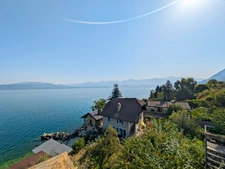 MEILLERIE –  Vue lac et montagnes – À proximité d'Évian et de la frontière suisse