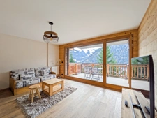 Dpt Haute Savoie (74), à vendre CHATEL Appartement T2 de 48 m² avec un balcon au calme