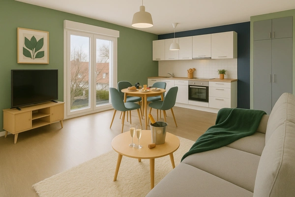 Appartement à fort potentiel à rafraîchir.