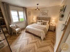 Jolie Maison avec Belle Cour Ombragée.