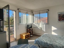 Large studio with terrace and open view