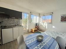 Large studio with terrace and open view