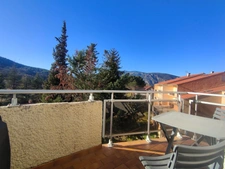 Large studio with terrace and open view