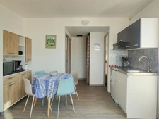 Large studio with terrace and open view
