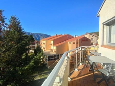 Large studio with terrace and open view