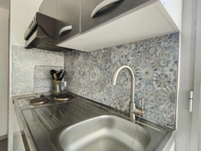 Large studio with terrace and open view