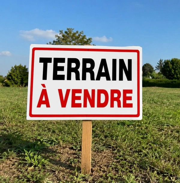 Terrain 722 m², au calme et hors lotissement
