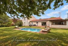 Grande maison avec jardin et de nombreuses possibilités
