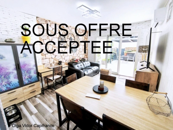 Maison à vendre 3 pièces avec parking privatif et terrasses, piscine