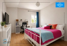 Appartement F3, 95m2, 2 places de parking , terrain 100m2