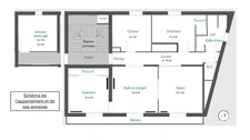 Apartment for sale, 4 rooms, RENNES (35), St Hélier, cellar, storage room, bicycle storage, balconies, underground parking