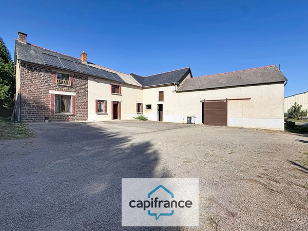 Maison à vendre 4 pièces LA CHAPELLE DU LOU DU LAC (35)