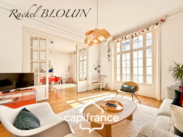 RENNES, Appartement bourgeois Type 5 de 118 m2 dans immeuble de caractère 