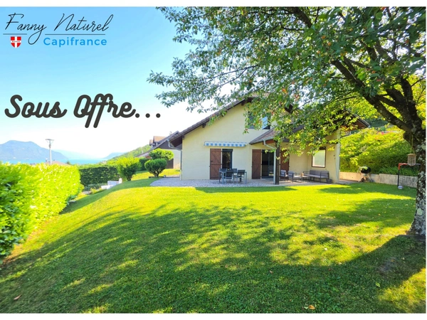 A vendre – Maison individuelle 117 m² – secteur recherché entre Aix les bains et Chambéry- vue lac 