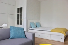 Dpt Marne (51), à louer REIMS, boulevard Pasteur, un appartement T1 au second étage meublé