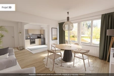 Dpt Haute Savoie (74), à vendre ANNEMASSE appartement T2 de 40 m² avec terrasse