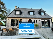 Coup de cœur assuré ! Superbe maison néo-bretonne rénovée – 4 chambres – Plougastel-Daoulas 