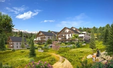 Dpt Hautes Alpes (05), à vendre EMBRUN en centre ville  appartement T4  de 76 m2 spacieux avec terrasse  et jardin de 135 m2 au coeur d'un domaine boisé