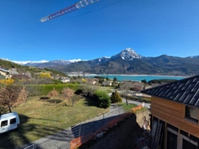 Apartment for sale: 2 bedrooms and a sleeping alcove, atypical duplex with a terrace offering lake and mountain views in Savines-le-Lac (05), in a new residence. T3/T4 (2 bedrooms and 1 sleeping alcov