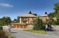 Appartement 5 pièces dont un coin nuit sur SAVINES LE LAC (05) avec jardin ou terrasses vue Lac et Montagnes,Dans une résidence style villa  plein Sud ,en cours de construction, livrable été 2026