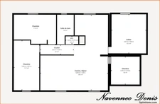Maison de plain-pied – Environnement calme – 1 700 m² de terrain