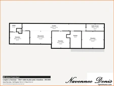 À La Saussaye - Longère 130m² viable de plain-pied, 5 chambres, 264.000€