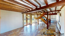 À La Saussaye - Longère 130m² viable de plain-pied, 5 chambres, 264.000€