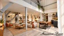 Rouen rive droite – Loft de caractère de 127 m² à deux pas du Vieux-Marché