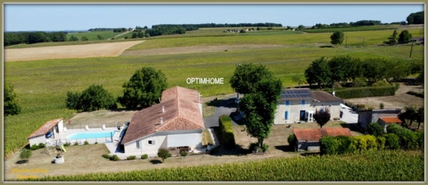  grande maison + gite à vendre Proche de BARBEZIEUX SAINT HILAIRE (16)