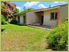 maison de plain pied + grand jardin 