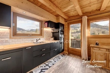 MEGEVE - CHALET 6 P - 163 m² - VUE PANORAMIQUE MONT-BLANC ET MONTAGNES - 2 GARAGES - ATELIER - TERRAIN 1000 m²