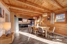 MEGEVE - CHALET 6 P - 163 m² - VUE PANORAMIQUE MONT-BLANC ET MONTAGNES - 2 GARAGES - ATELIER - TERRAIN 1000 m²